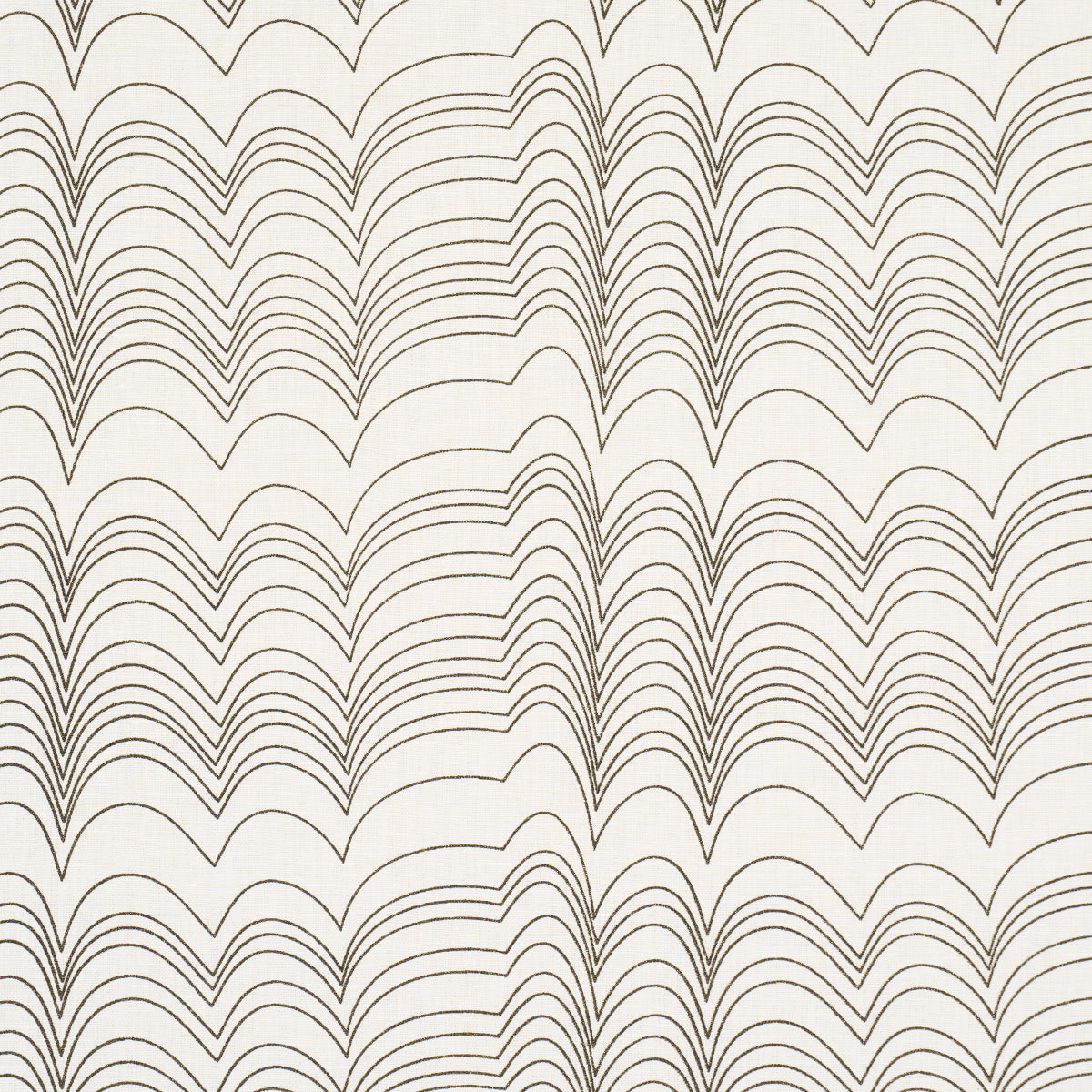 Richter Linen Print fabric in black color - pattern number 182232 - by Schumacher in the Studio Bon collection