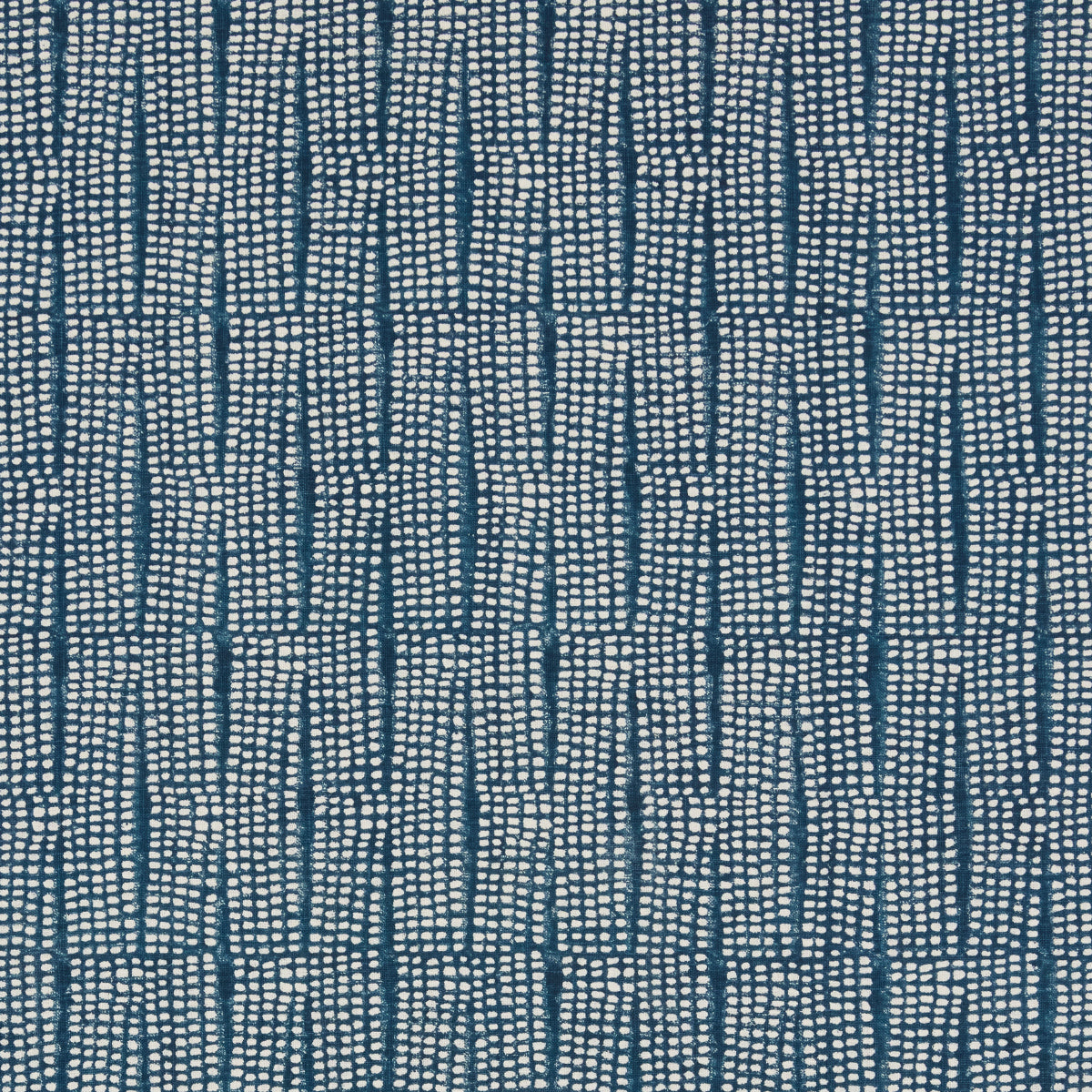 Noland Block Print fabric in indigo color - pattern number 182290 - by Schumacher in the Mesa collection