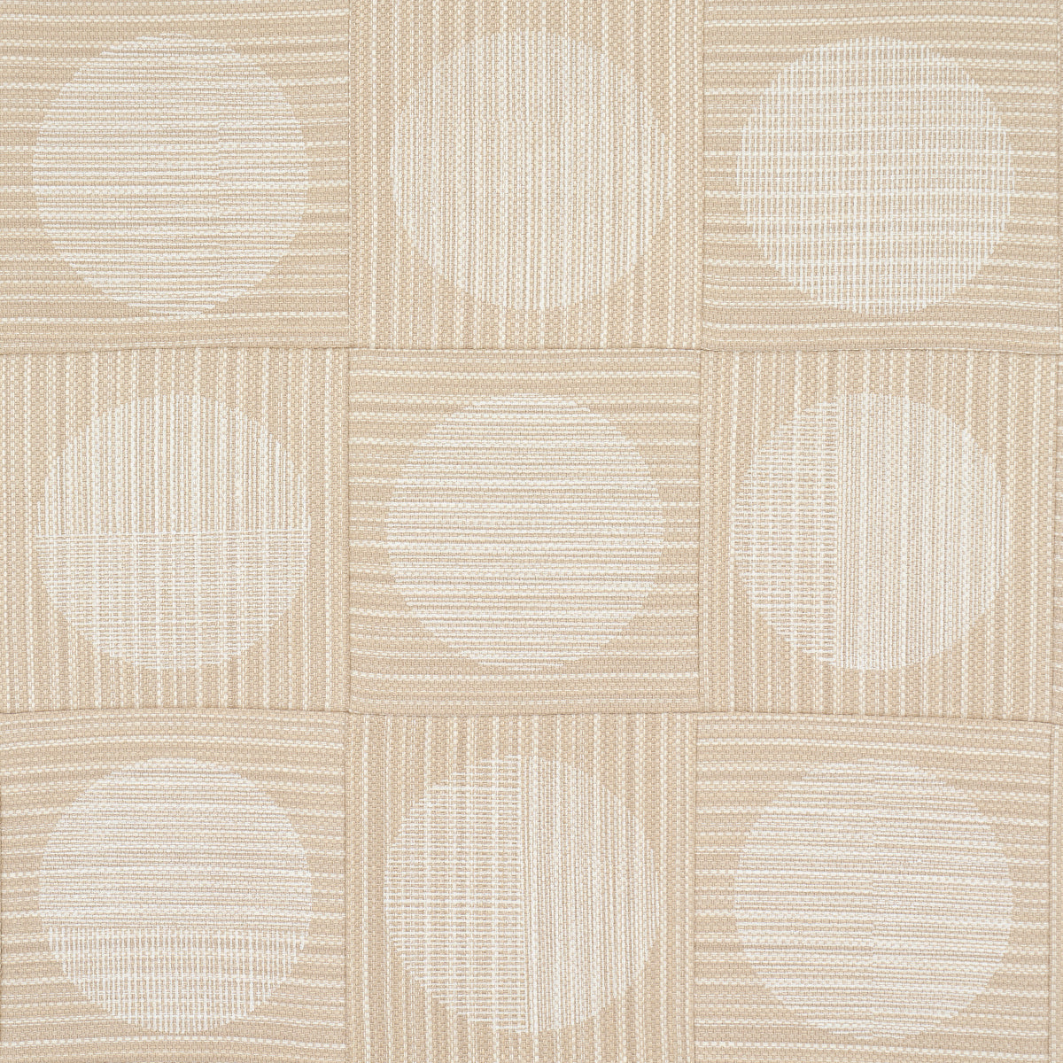 Una Hand Block Print fabric in sand color - pattern number 182301 - by Schumacher in the Mesa collection