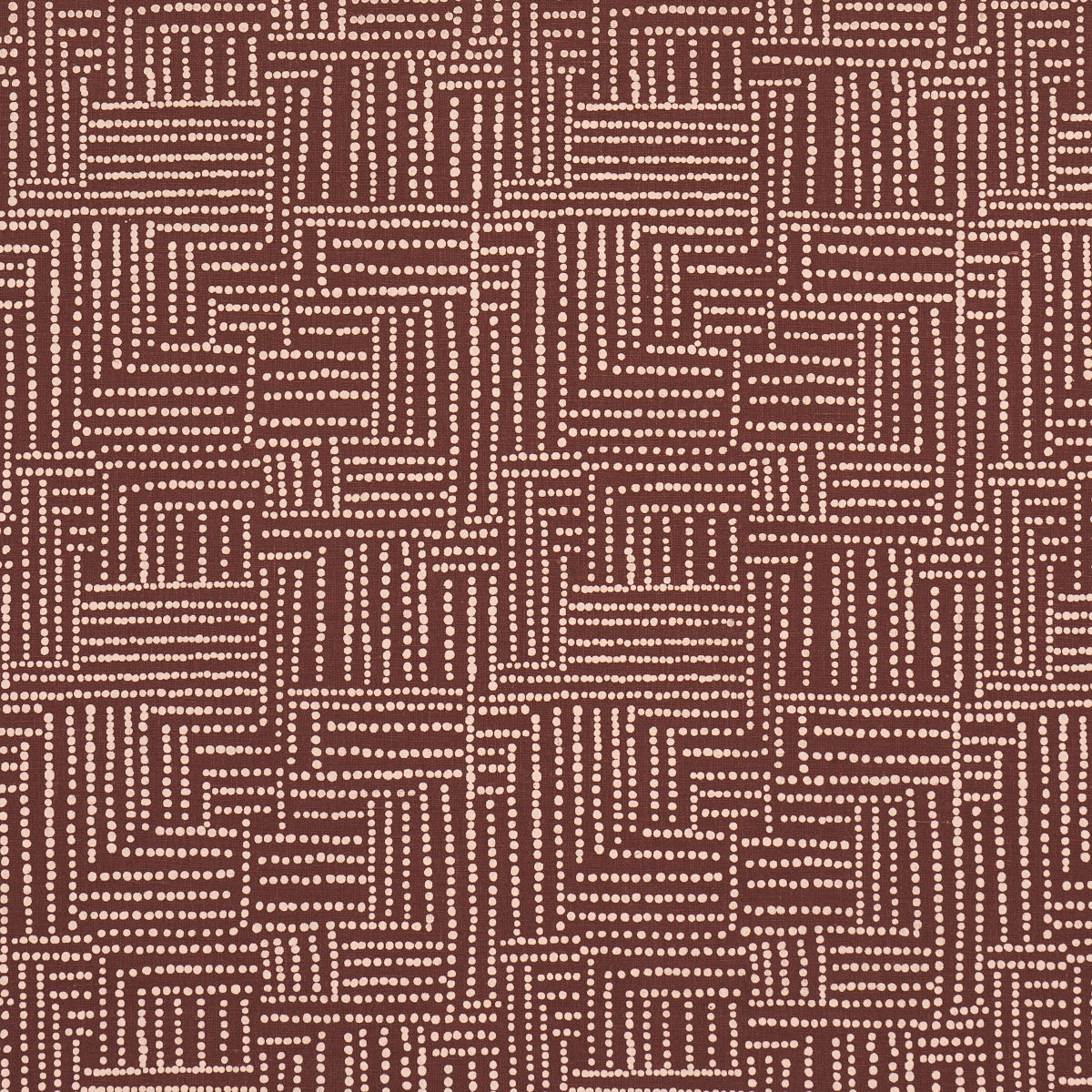 Coco Hand Screen Print fabric in coconut latte color - pattern number 182582 - by Schumacher in the Johanna Ortiz collection