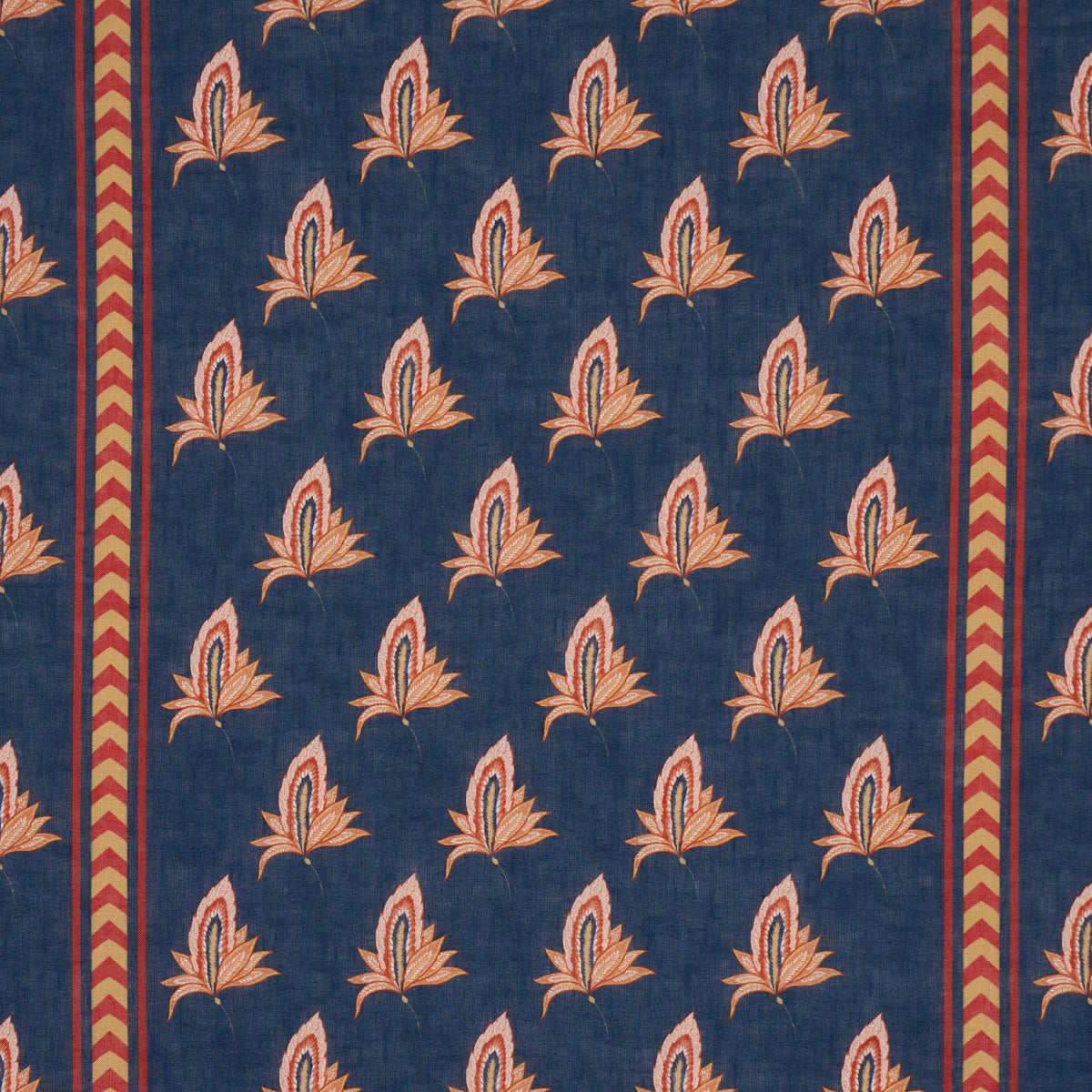 Bangalore Imagination fabric in bleu color - pattern number 182600 - by Schumacher in the Laura Gonzalez collection