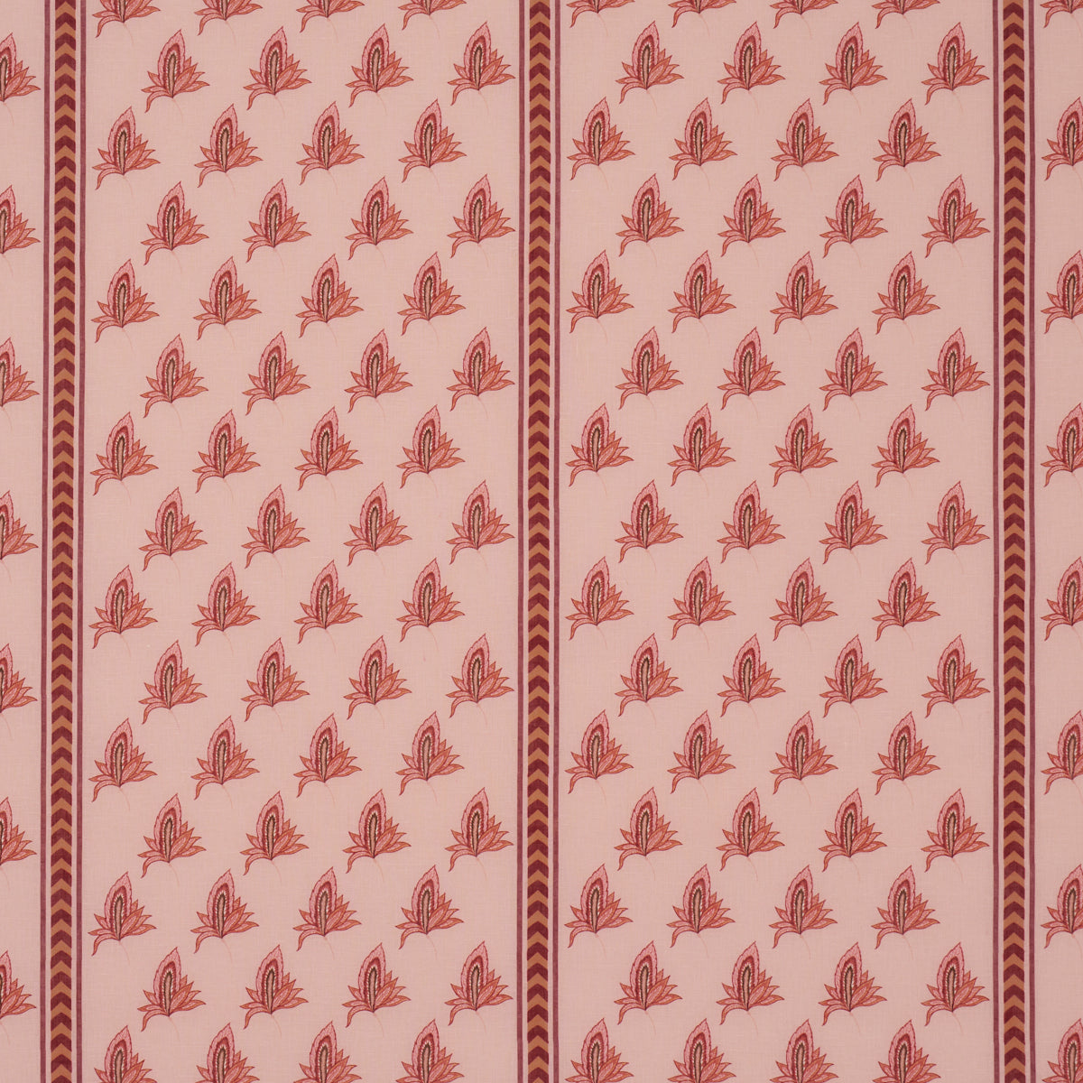 Bangalore Imagination fabric in rose color - pattern number 182602 - by Schumacher in the Laura Gonzalez collection