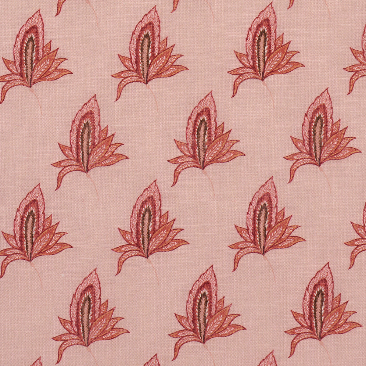 Bangalore Imagination fabric in rose color - pattern number 182602 - by Schumacher in the Laura Gonzalez collection