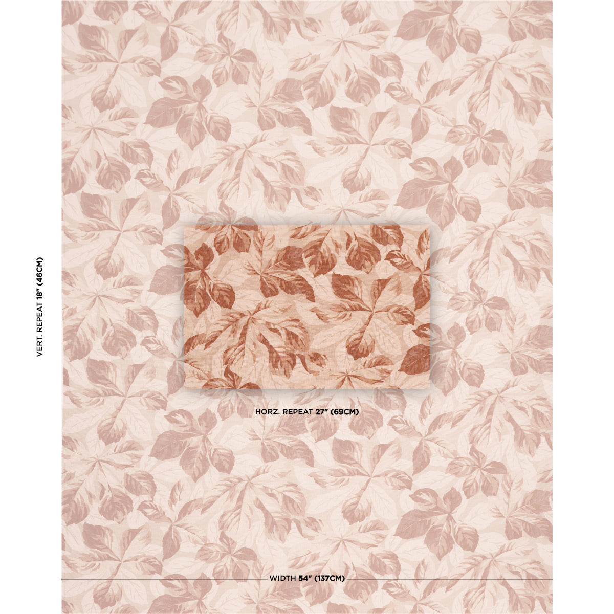 Arboreal fabric in spice color - pattern number 182652 - by Schumacher in the Schumacher Classics collection