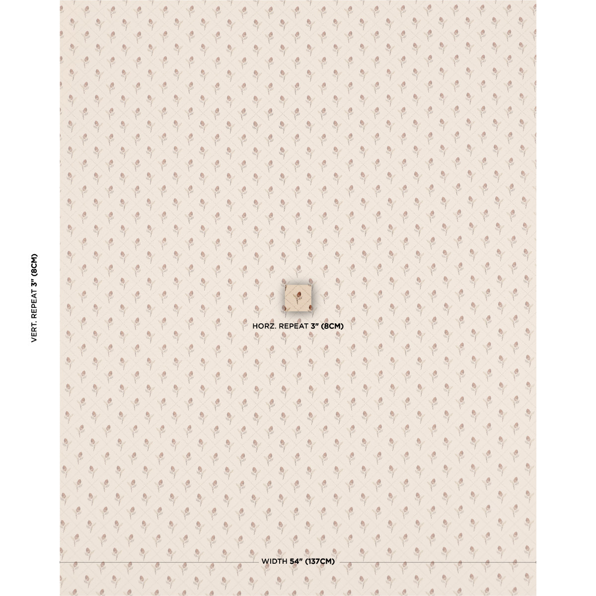Holden Hand Print fabric in flax color - pattern number 182671 - by Schumacher in the A Country Life collection