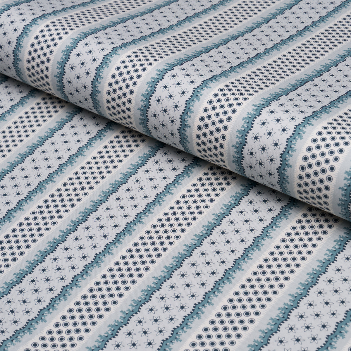 Matilda fabric in aqua color - pattern number 182691 - by Schumacher in the New Traditional collection