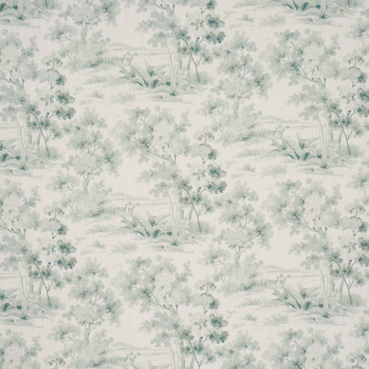 Countryside Morning fabric in green color - pattern number 182960 - by Schumacher in the Borastapeter collection