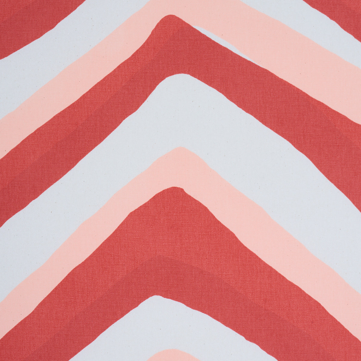 Chevron fabric in Coral color - pattern number 183722 - by Schumacher in the Tillett collection
