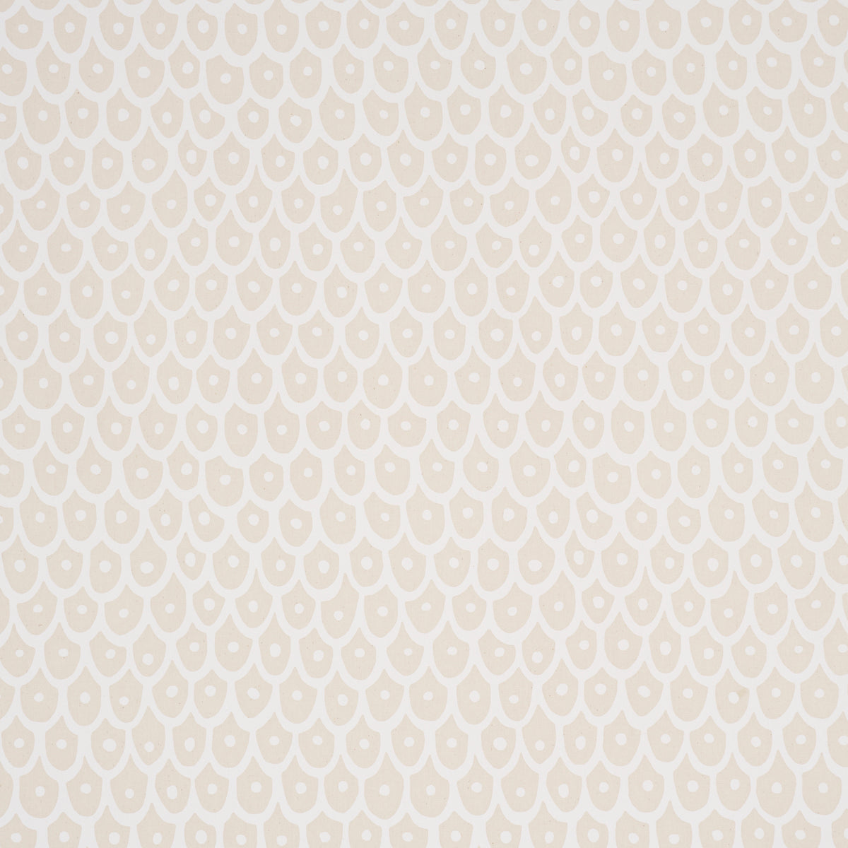 Fish Scales fabric in White On Natural color - pattern number 183730 - by Schumacher in the Tillett collection