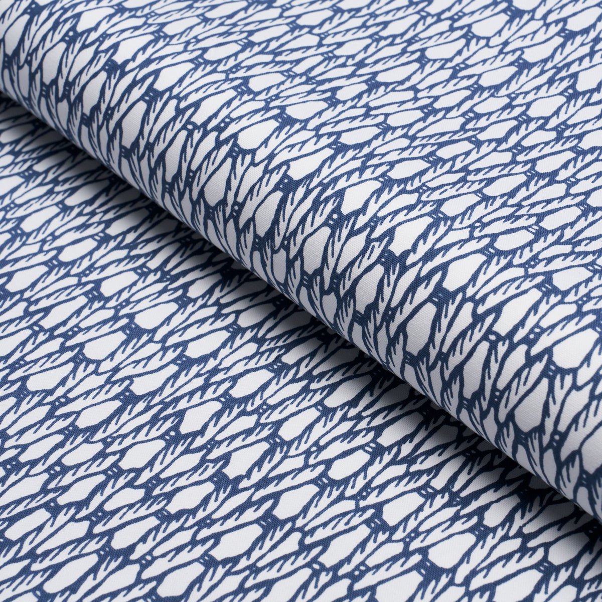 Knit fabric in Navy color - pattern number 183750 - by Schumacher in the Tillett collection