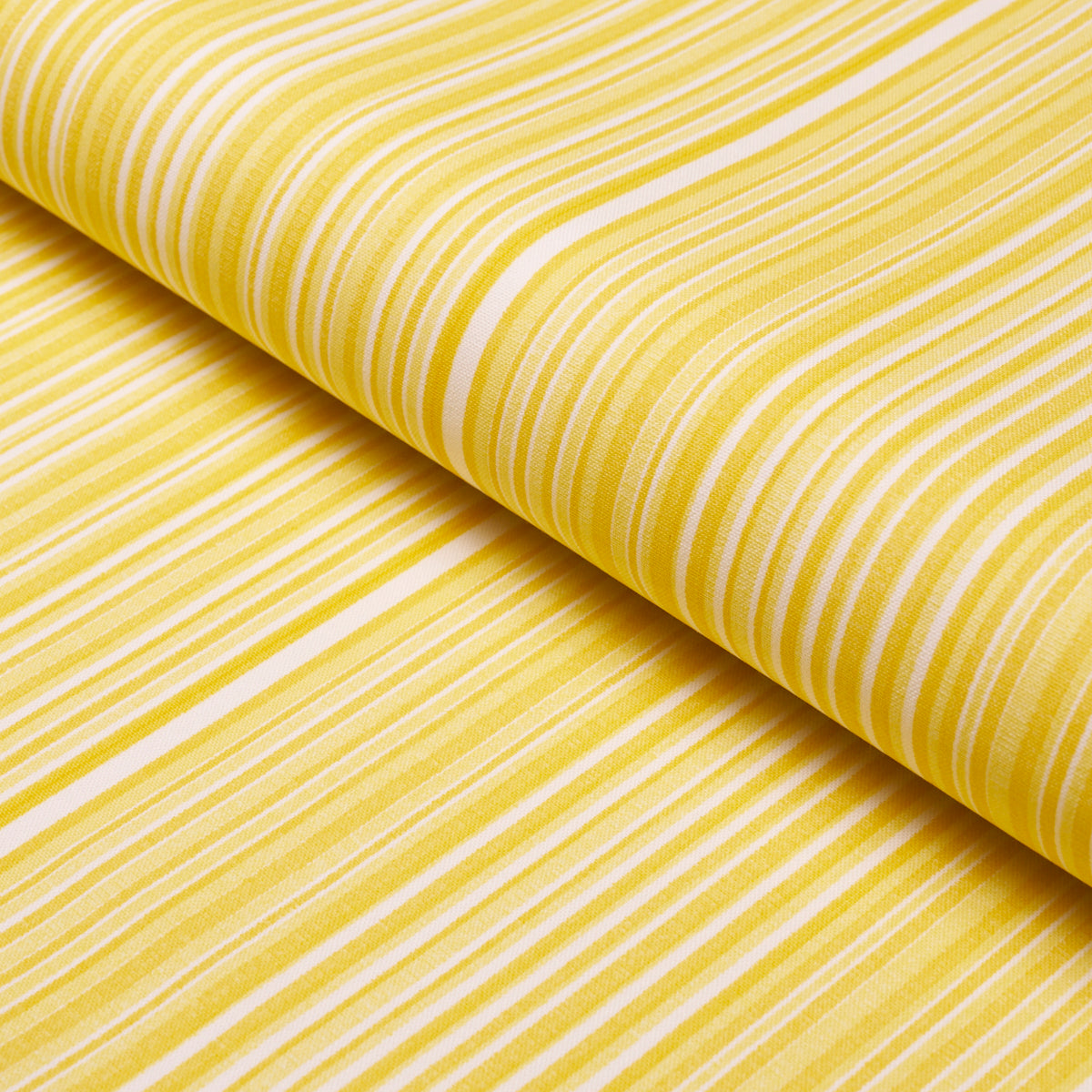 Ministripe fabric in Buttercup color - pattern number 183762 - by Schumacher in the Tillett collection
