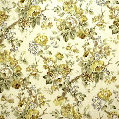 Garden Roses fabric in lime/leaf color - pattern 2007157.33.0 - by Lee Jofa in the Suzanne Rheinstein *Hollyhock collection