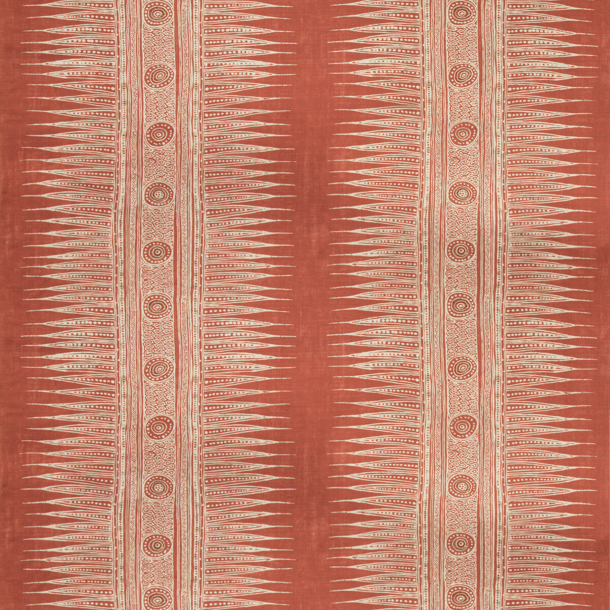 Indian Zag fabric in madder color - pattern 2010136.119.0 - by Lee Jofa in the Suzanne Rheinstein III collection