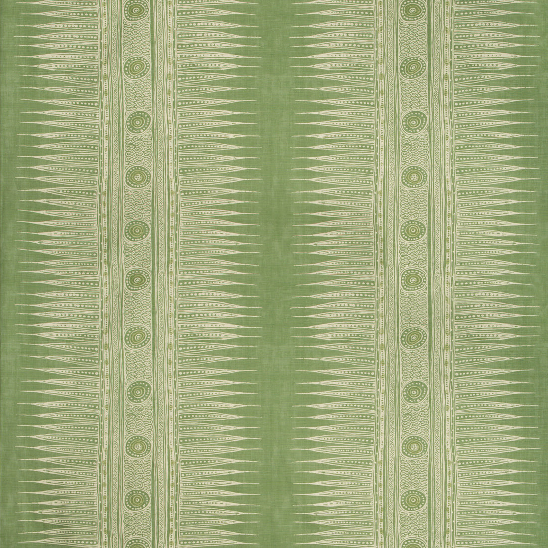 Indian Zag fabric in leaf color - pattern 2010136.303.0 - by Lee Jofa in the Suzanne Rheinstein III collection