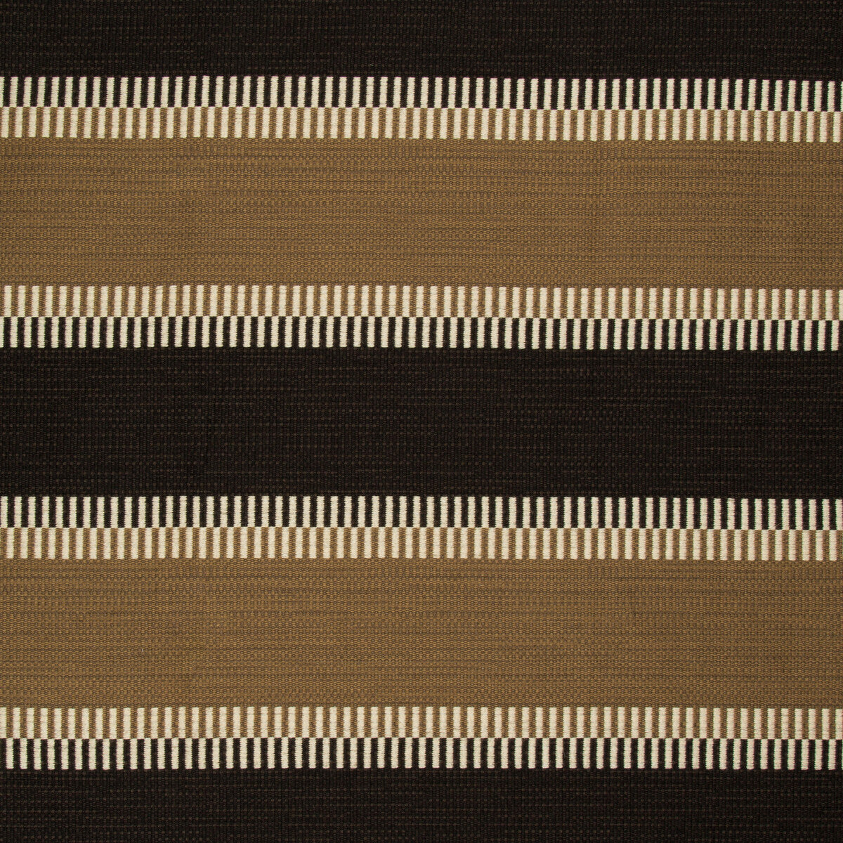 Dorinda Stripe fabric in mocha/onyx color - pattern 2012128.688.0 - by Lee Jofa in the Merkato collection