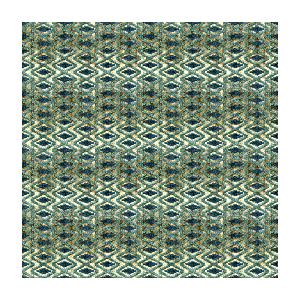 Otto Trellis fabric in lagoon/teal color - pattern 2015119.135.0 - by Lee Jofa in the Parish-Hadley collection