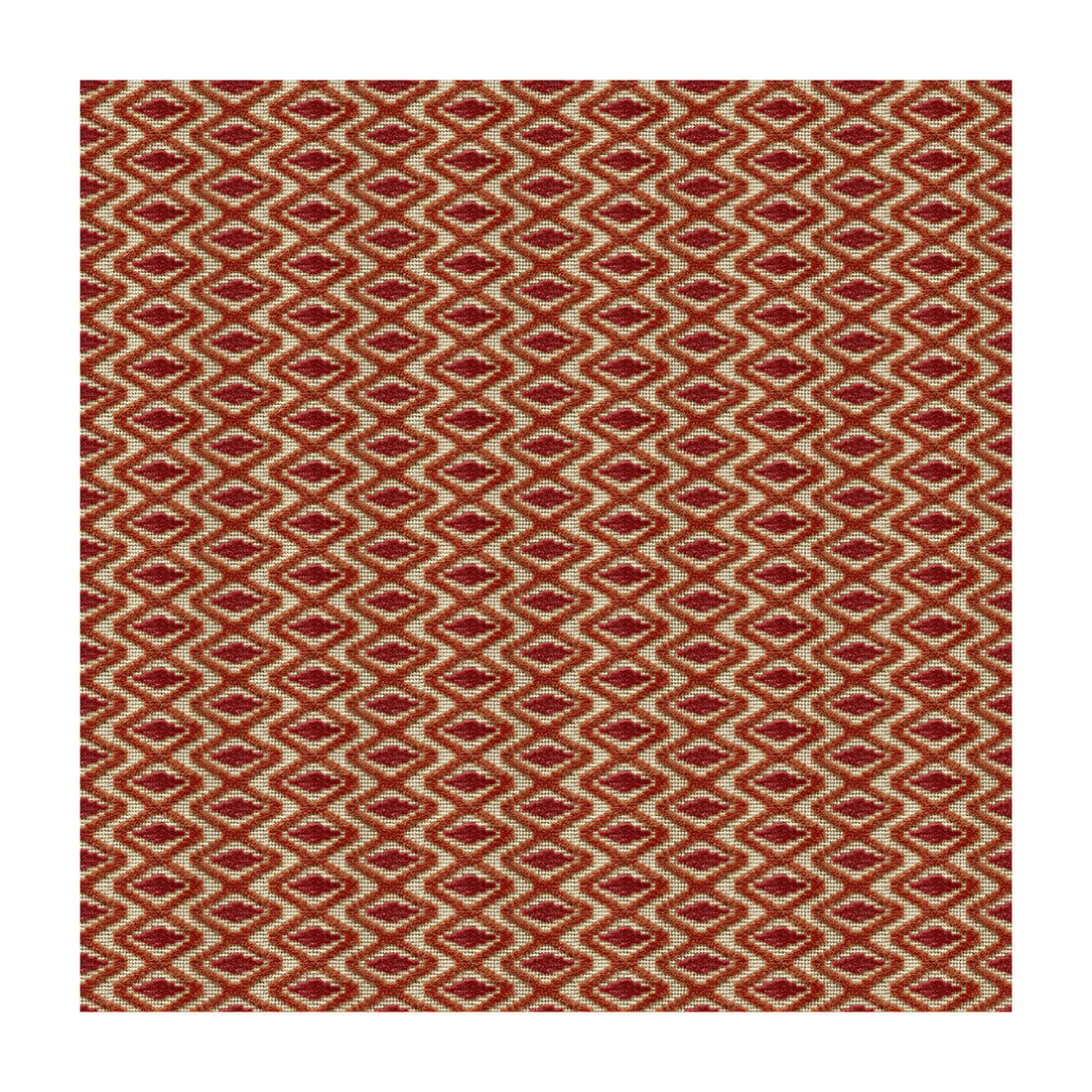 Otto Trellis fabric in spice/red color - pattern 2015119.229.0 - by Lee Jofa in the Parish-Hadley collection