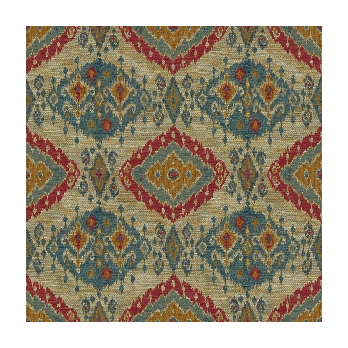 Bosham fabric in lake/red color - pattern 2015125.139.0 - by Lee Jofa in the Aerin 2 collection