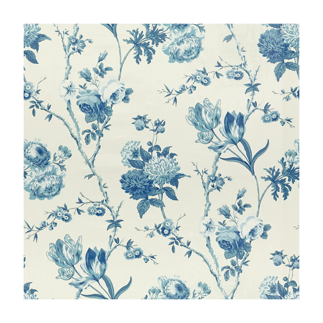 Allegra fabric in blues color - pattern 2015132.515.0 - by Lee Jofa in the Parish-Hadley collection