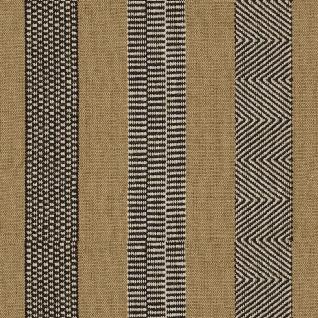 Berber fabric in camel/onyx color - pattern 2017100.168.0 - by Lee Jofa in the Oscar De La Renta III collection