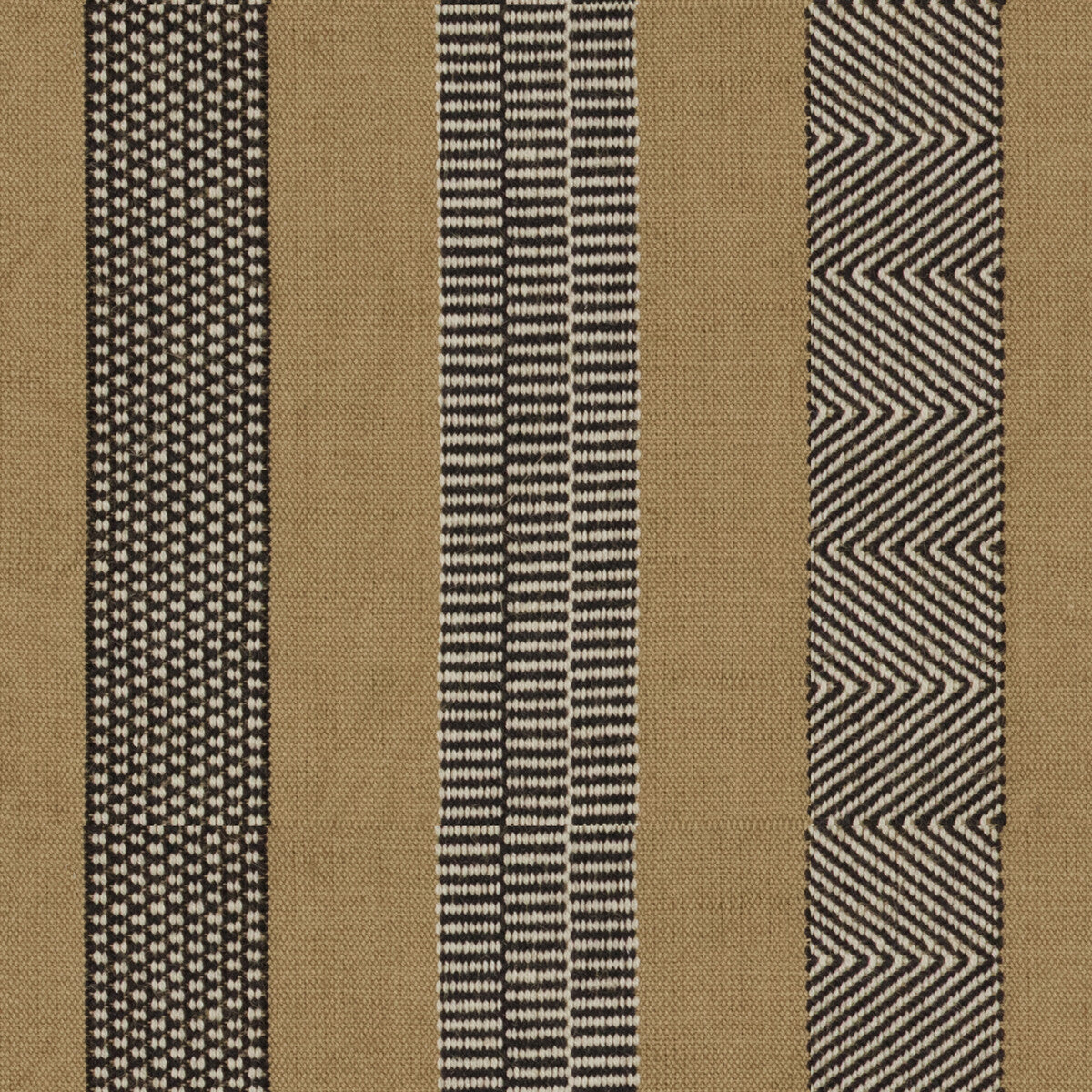 Berber fabric in camel/onyx color - pattern 2017100.168.0 - by Lee Jofa in the Oscar De La Renta III collection