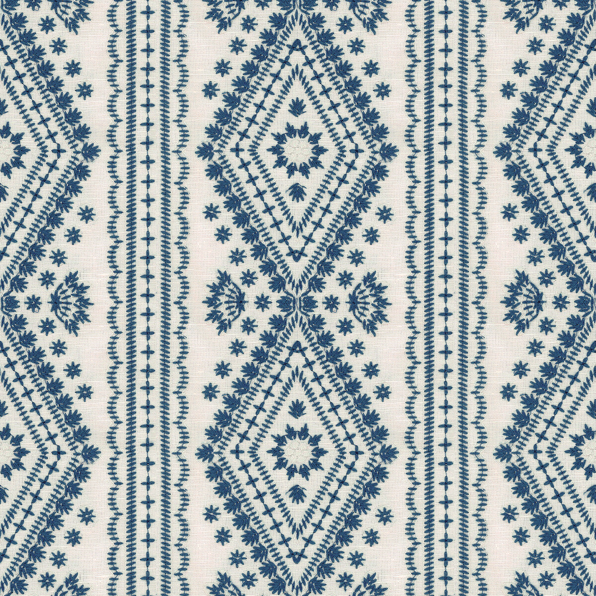 Lucknow fabric in blue color - pattern 2017104.5.0 - by Lee Jofa in the Oscar De La Renta III collection