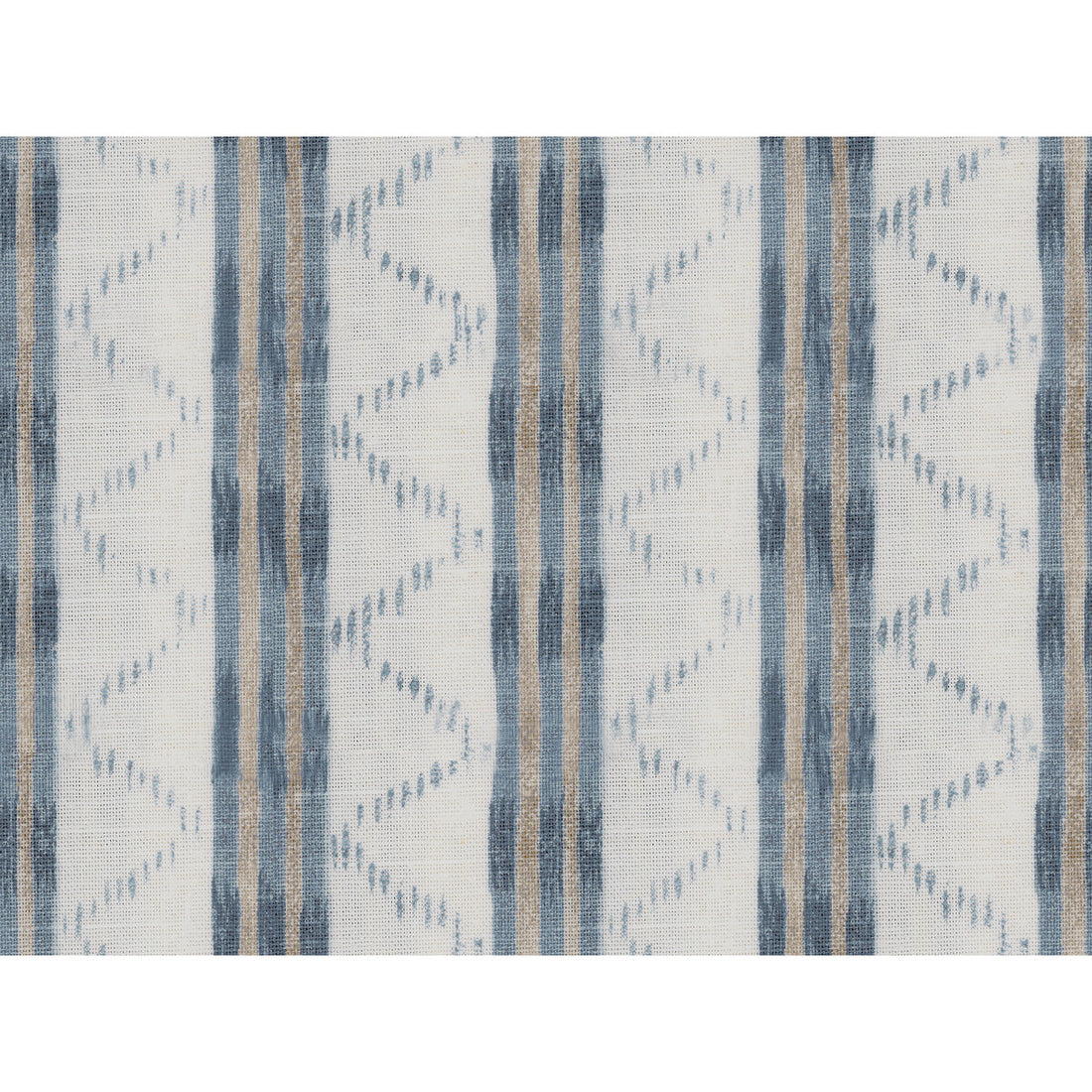Makassar fabric in blue color - pattern 2017106.5.0 - by Lee Jofa in the Oscar De La Renta III collection
