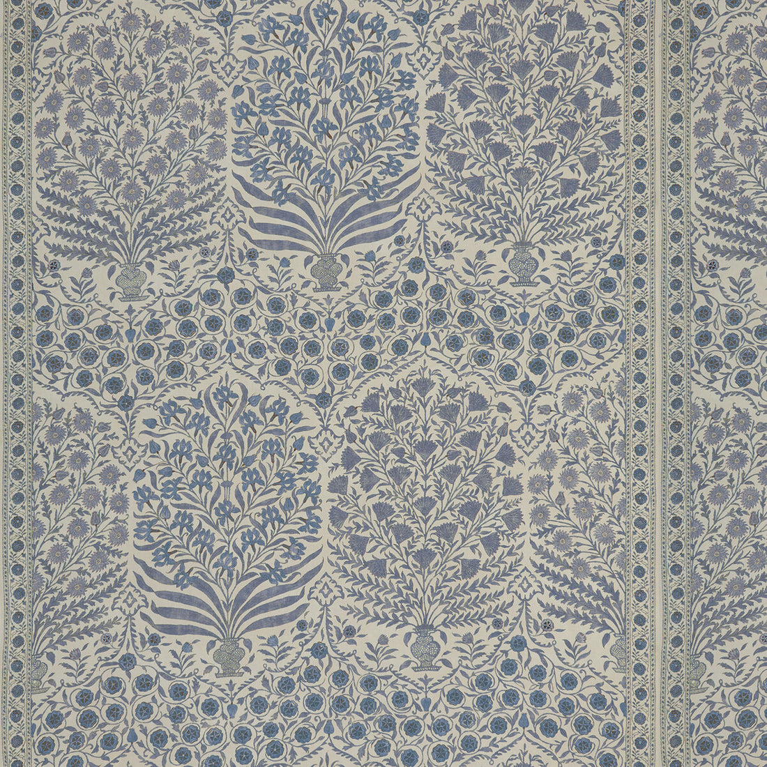 Sameera fabric in blue/indigo color - pattern 2017108.515.0 - by Lee Jofa in the Oscar De La Renta III collection