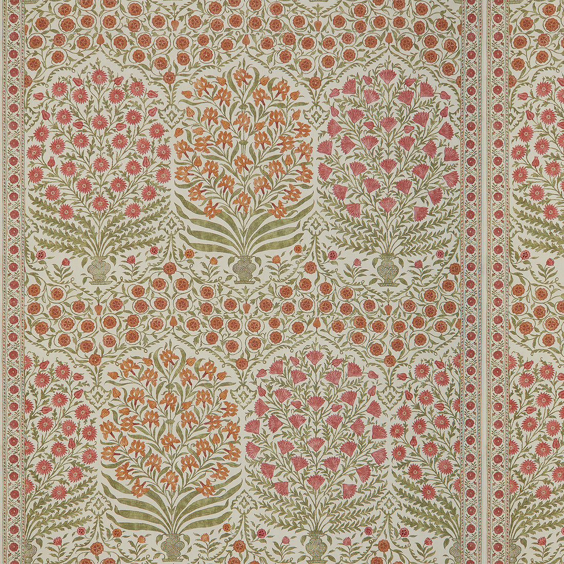 Sameera fabric in spice/berry color - pattern 2017108.924.0 - by Lee Jofa in the Oscar De La Renta III collection