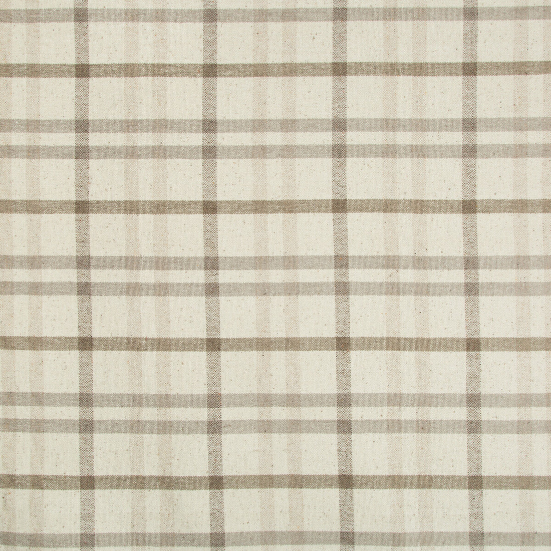 Fannin Plaid fabric in stone/mink color - pattern 2017125.116.0 - by Lee Jofa in the Lodge II Weaves And Embroideries collection