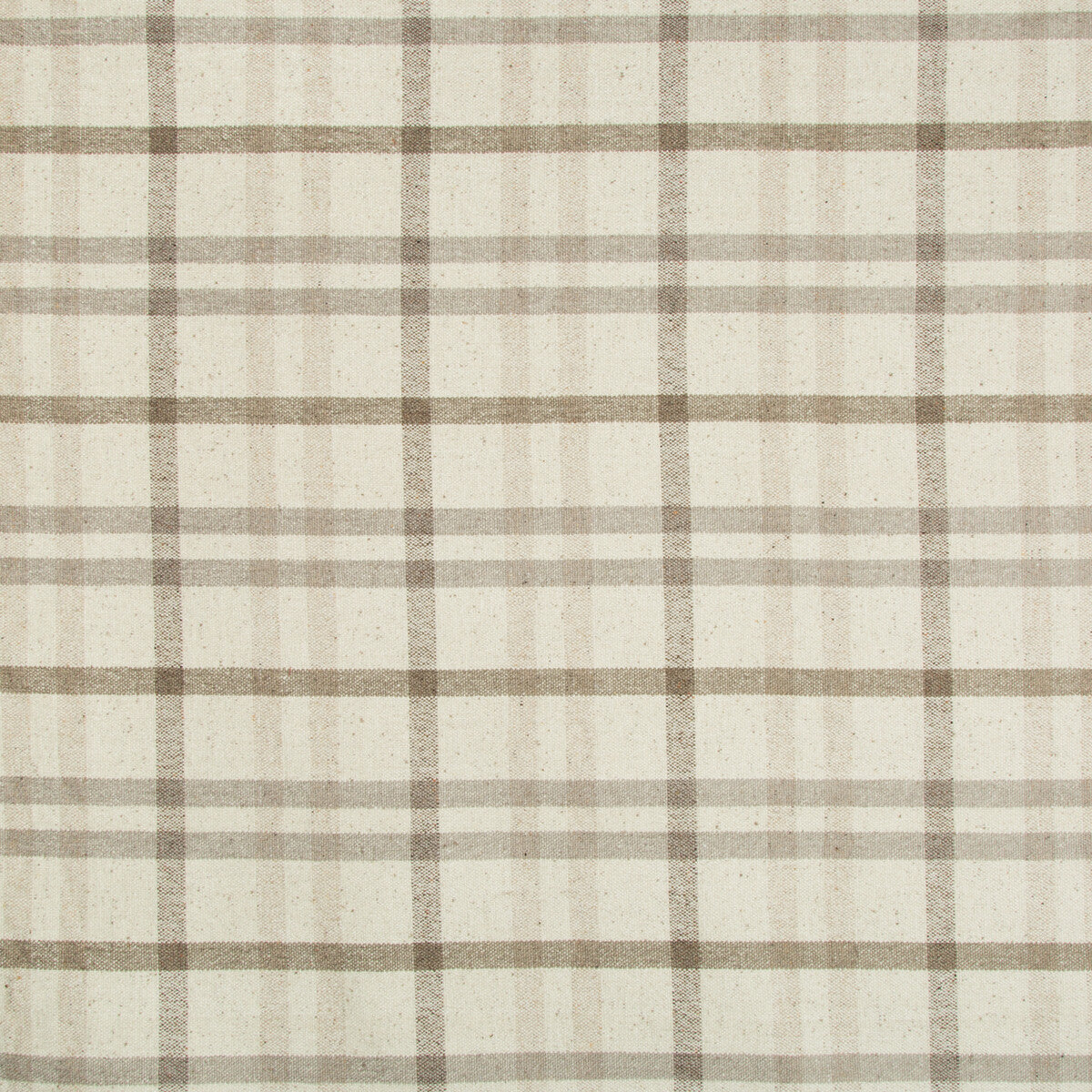 Fannin Plaid fabric in stone/mink color - pattern 2017125.116.0 - by Lee Jofa in the Lodge II Weaves And Embroideries collection