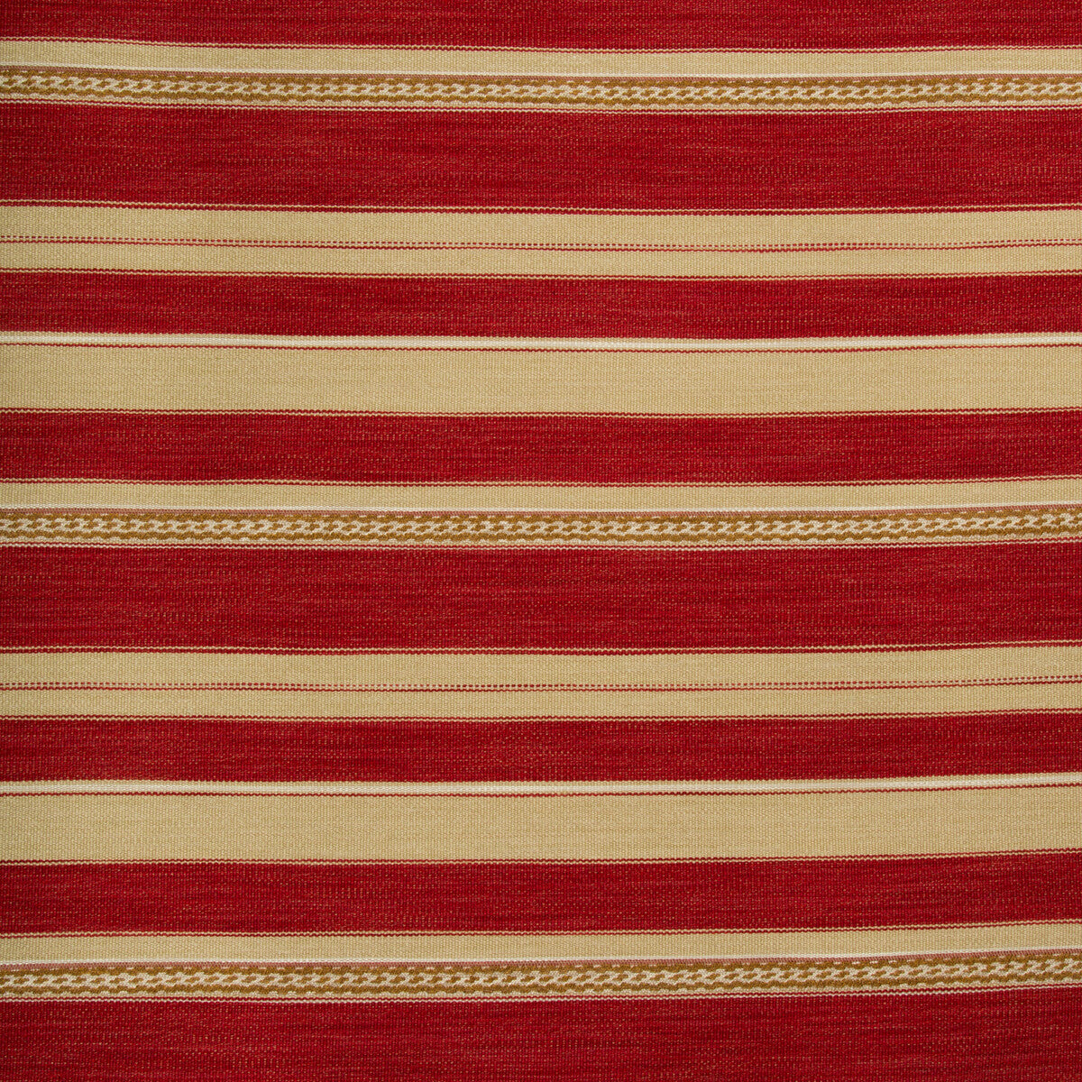 Entoto Stripe fabric in red/ochre color - pattern 2017143.940.0 - by Lee Jofa in the Merkato collection