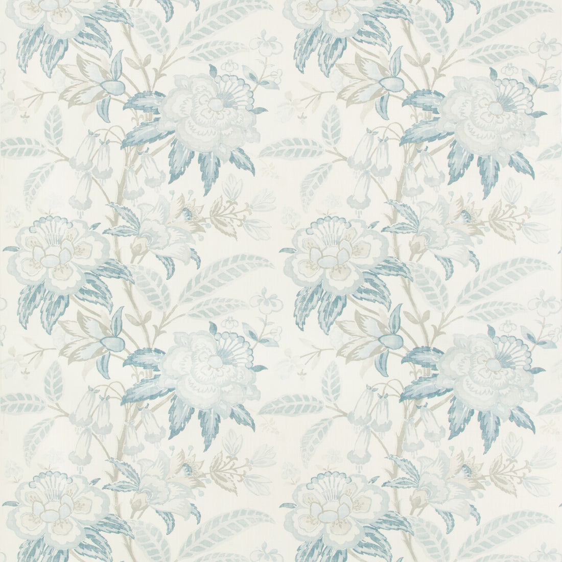 Davenport Print fabric in frost blue color - pattern 2017164.115.0 - by Lee Jofa in the Westport collection