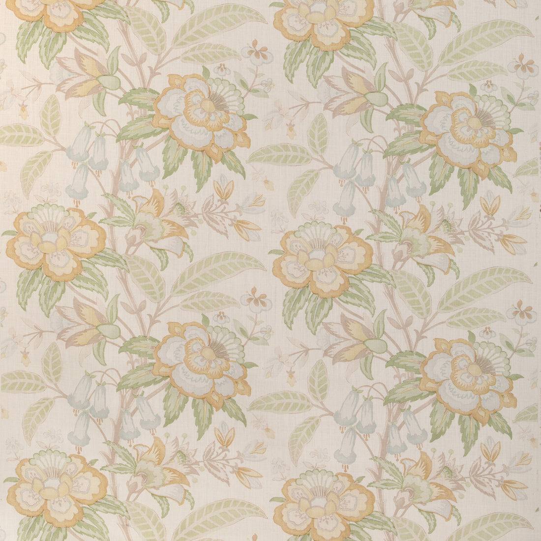 Davenport Print fabric in golden color - pattern 2017164.423.0 - by Lee Jofa in the Garden Walk collection