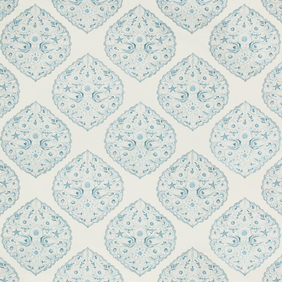 Lido Print fabric in sky color - pattern 2017165.5.0 - by Lee Jofa in the Westport collection