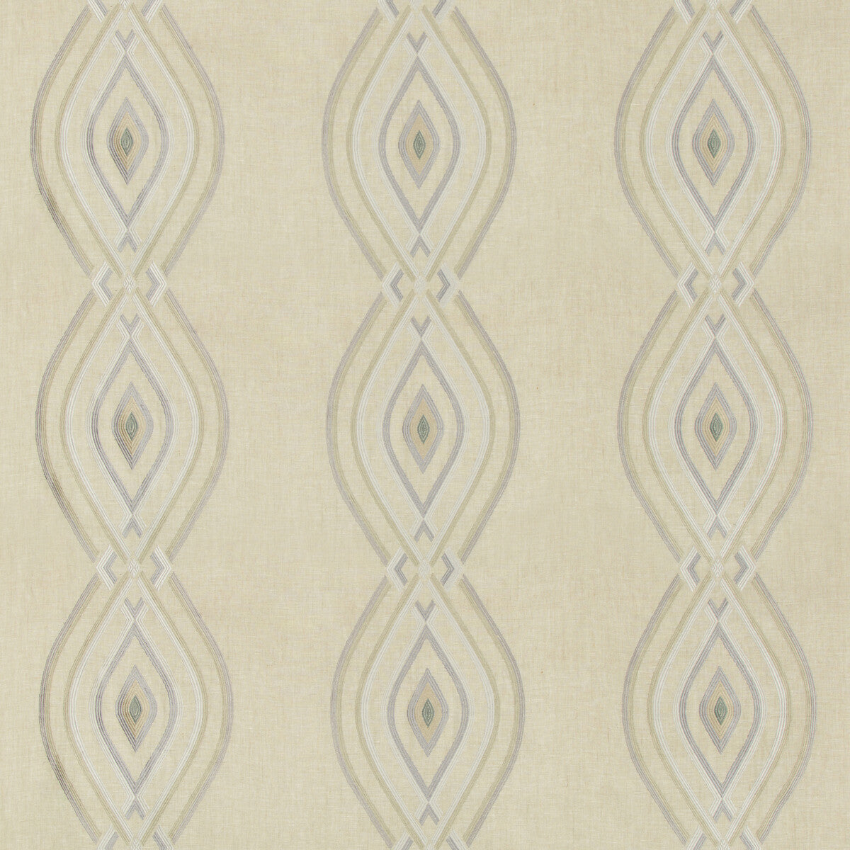 Ora Embroidery fabric in bluff color - pattern 2017172.111.0 - by Lee Jofa in the Westport collection