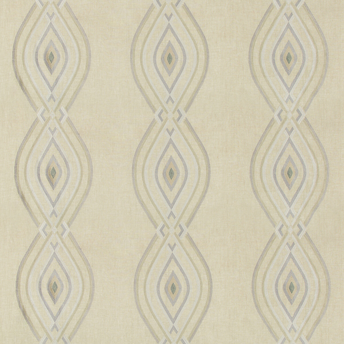 Ora Embroidery fabric in bluff color - pattern 2017172.111.0 - by Lee Jofa in the Westport collection