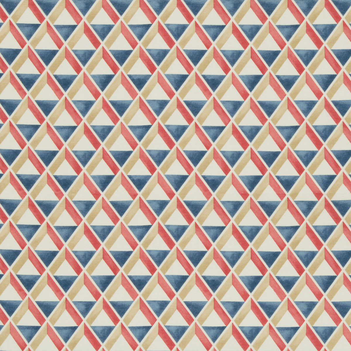 Cannes Print fabric in red/blue color - pattern 2018144.195.0 - by Lee Jofa in the Suzanne Kasler The Riviera collection