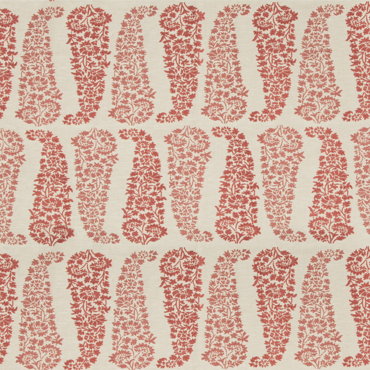 Lanare Paisley fabric in beige/berry color - pattern 2018149.169.0 - by Lee Jofa in the Suzanne Rheinstein III collection