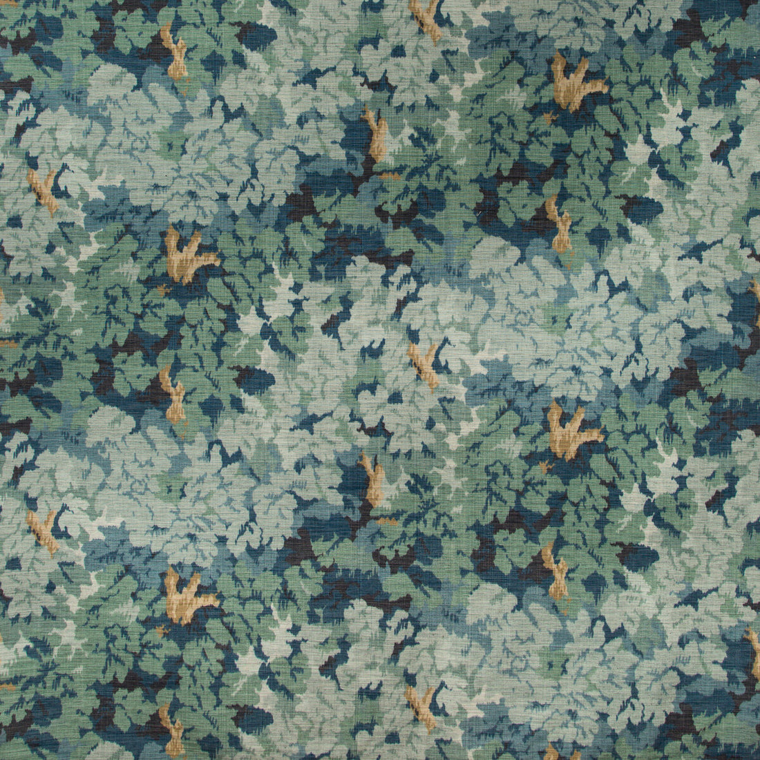 Arley Print fabric in lagoon color - pattern 2019101.313.0 - by Lee Jofa in the Manor House collection