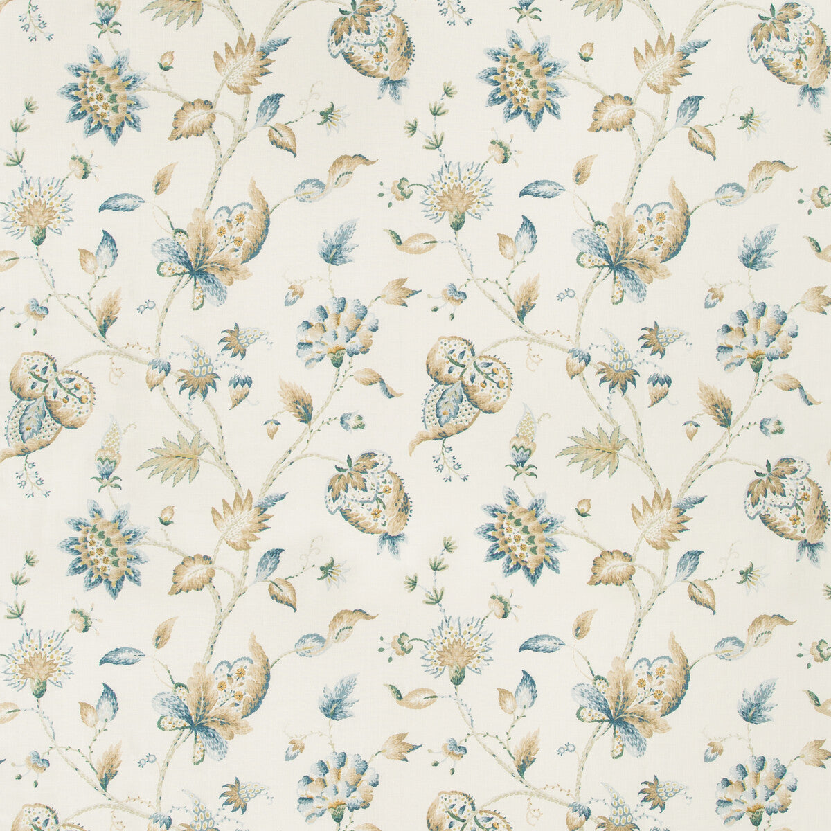 Hollin Print fabric in mineral color - pattern 2019105.165.0 - by Lee Jofa in the Manor House collection