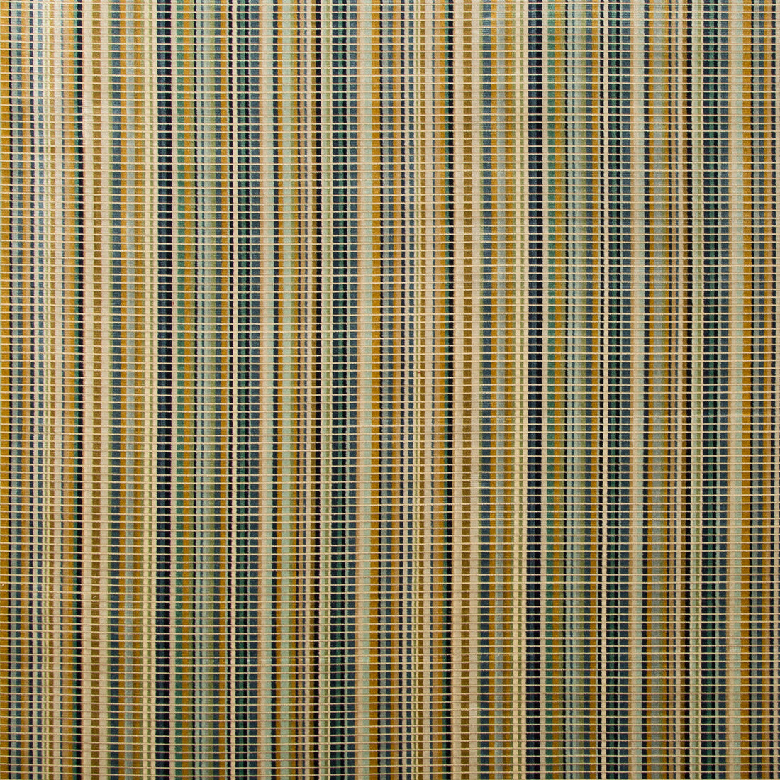 Burton Velvet fabric in gold/teal color - pattern 2019113.345.0 - by Lee Jofa in the Manor House collection