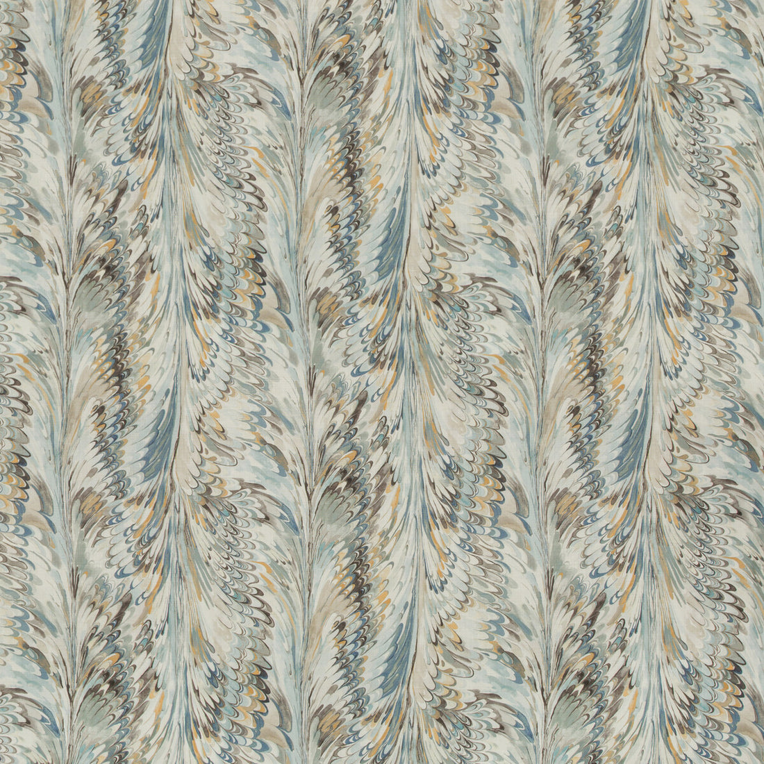 Taplow Print fabric in sea mist color - pattern 2019114.135.0 - by Lee Jofa in the Manor House collection