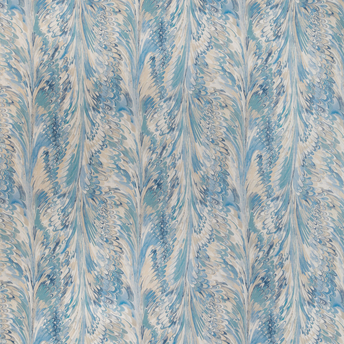 Taplow Print fabric in capri/sky color - pattern 2019114.55.0 - by Lee Jofa in the Garden Walk collection