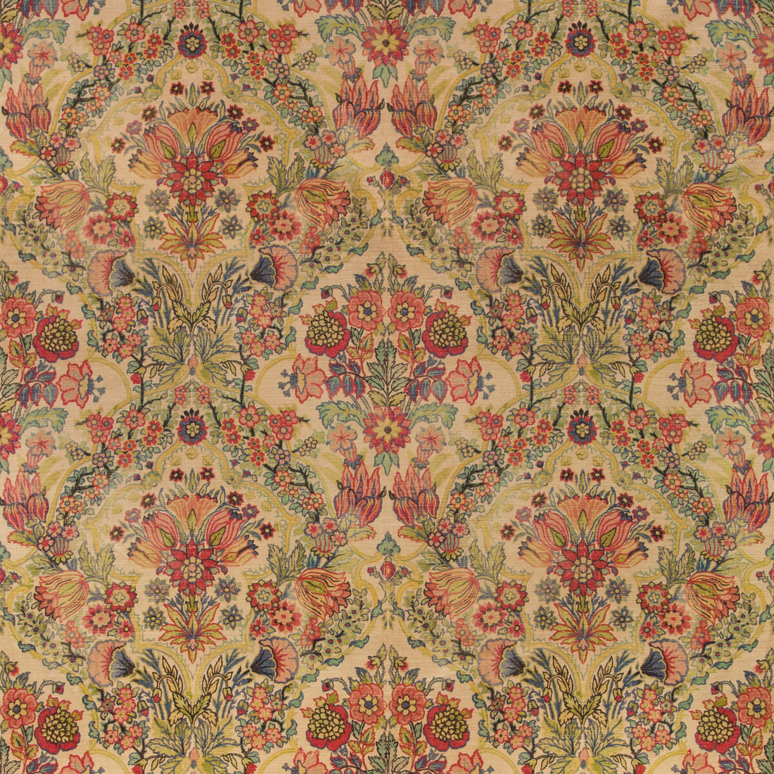 Tetbury Velvet fabric in multi color - pattern 2019115.735.0 - by Lee Jofa in the Manor House collection