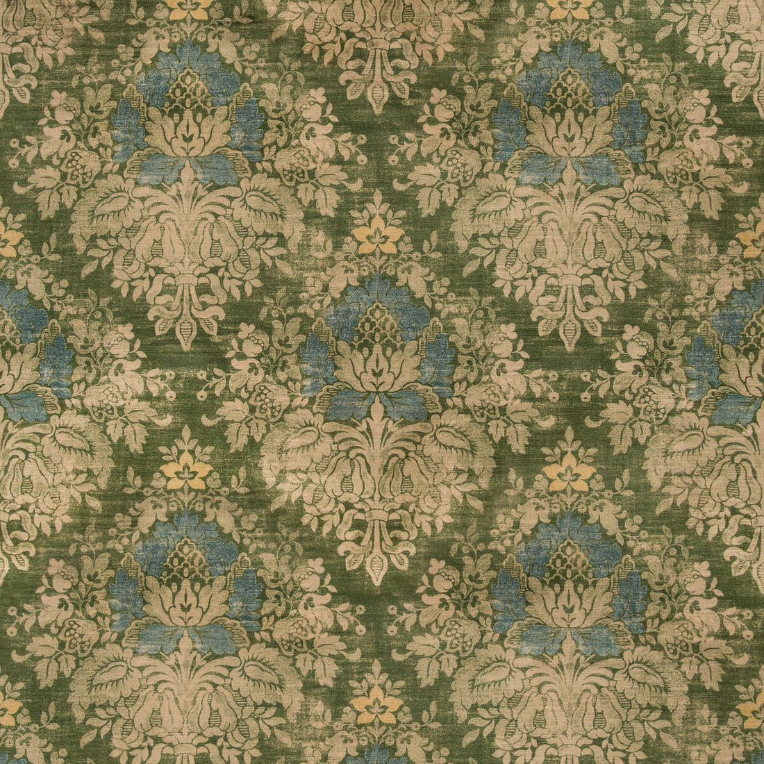 Alma Velvet fabric in loden color - pattern 2019122.35.0 - by Lee Jofa in the Harlington Velvets collection