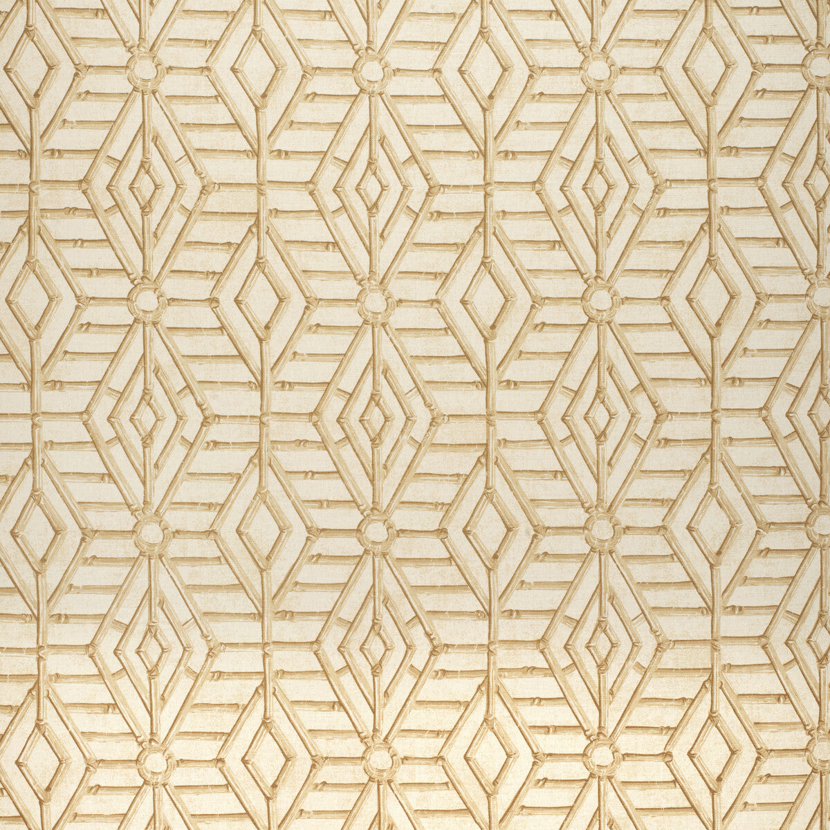 Bamboo Cane fabric in beige/ecru color - pattern 2020114.1616.0 - by Lee Jofa in the Paolo Moschino Fabrics collection