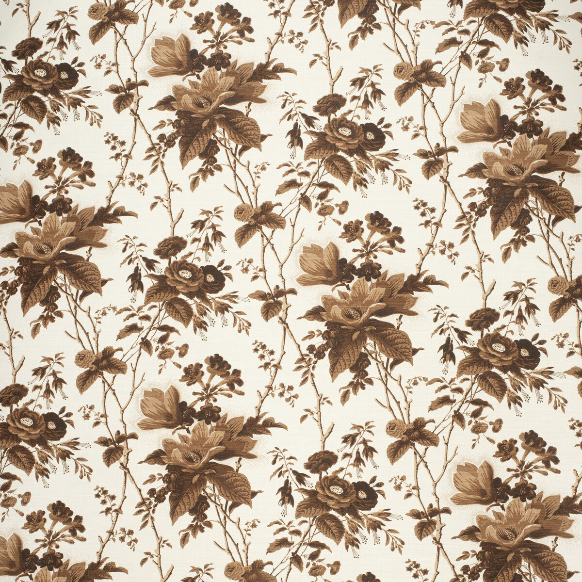 De La Tour fabric in brown color - pattern 2020129.61.0 - by Lee Jofa in the Paolo Moschino Fabrics collection