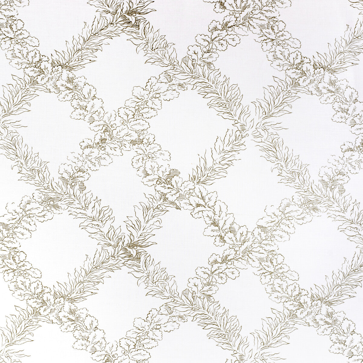 Leaf Trellis fabric in sage color - pattern 2020138.130.0 - by Lee Jofa in the Paolo Moschino Fabrics collection