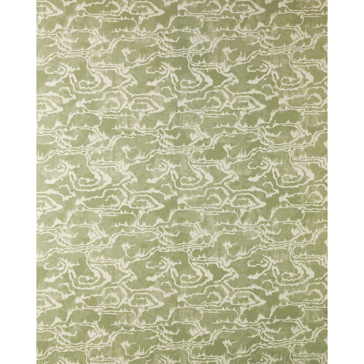 Riviere fabric in green color - pattern 2020162.3.0 - by Lee Jofa in the Paolo Moschino Martinique collection